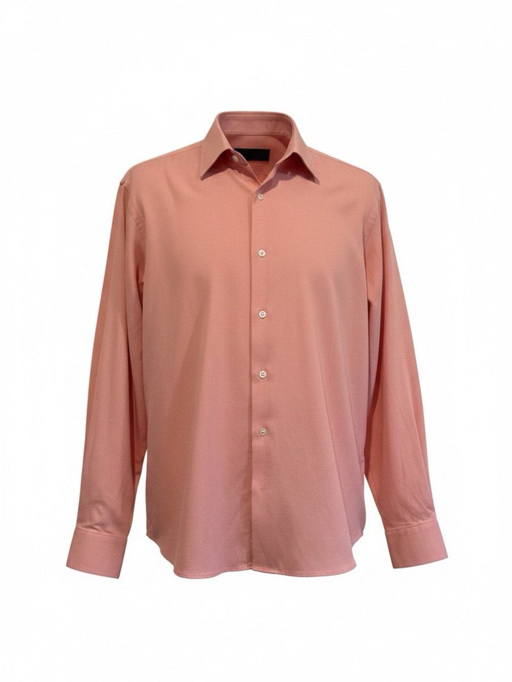 Van Heusen Men's Pink Long-Sleeve Dress Shirt
